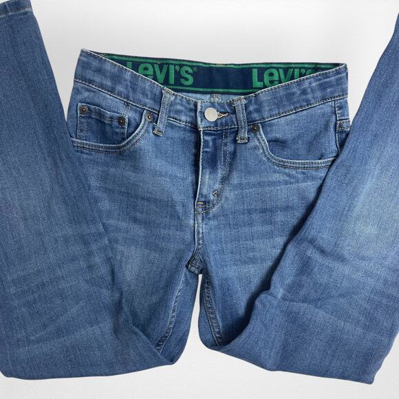 Levi's 511 Regular Slim Blue Jeans Boy's Size‎ 10 Reg 25"Wx26"L - Picture 1 of 5